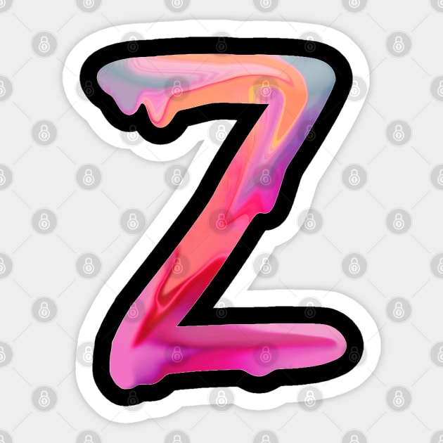 Z Sticker by TeeTrendz